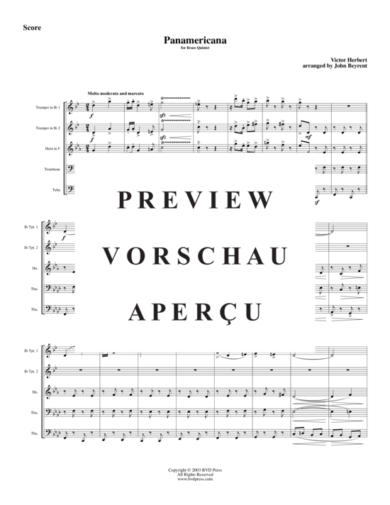 Produktgalerie: Seite 2 von 15 Panamericana , , (Blechbläserquintett)