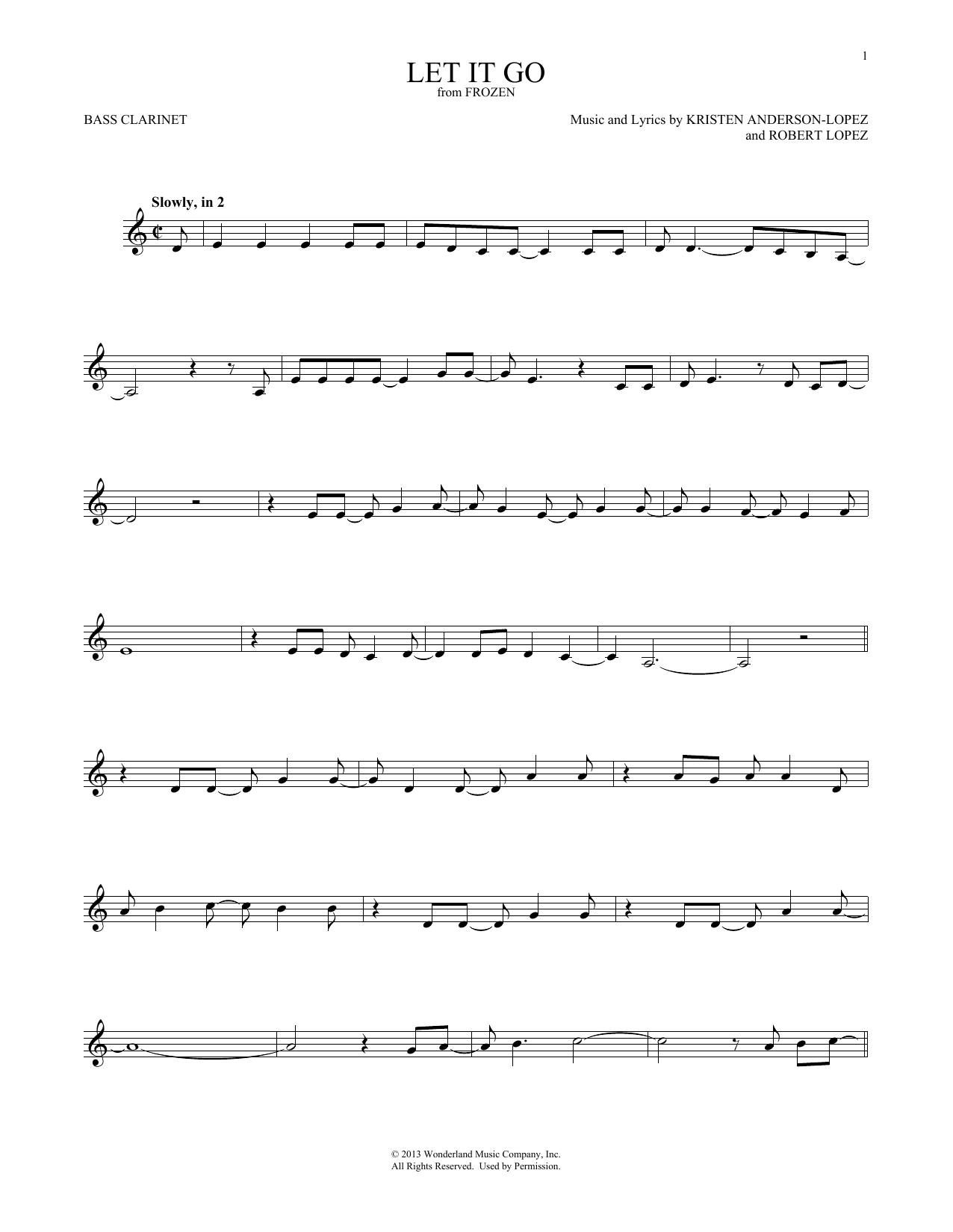 Product gallery: Page 1 of 1 Let It Go (from Frozen), Idina Menzel