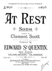 cover: At Rest, Edward St. Quentin