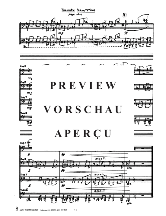 Product gallery: Page 11 of 21 Thematic Permutations , , (Tuba Quartett EETT)