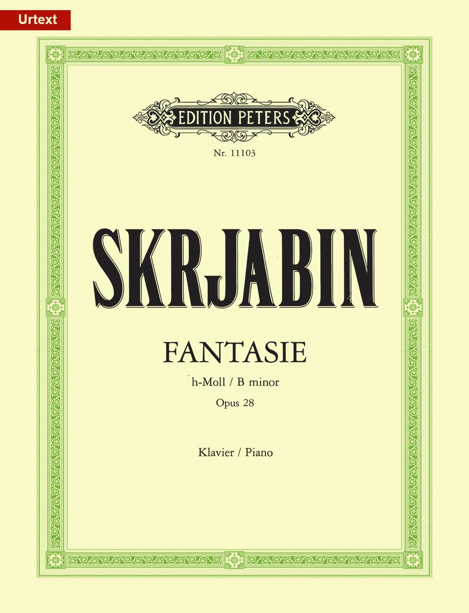 cover: Fantasie In B Minor Op.28, Alexander Scriabin, Klavier