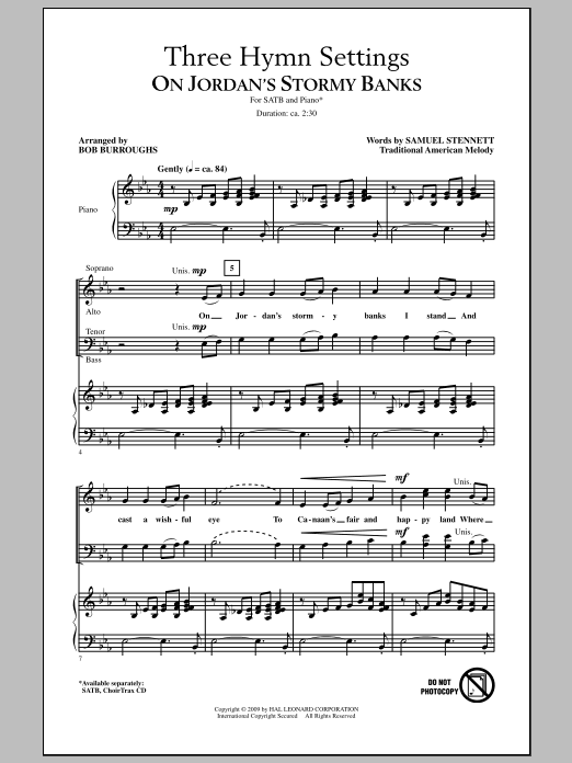 Product picture to: Three Hymn Settings