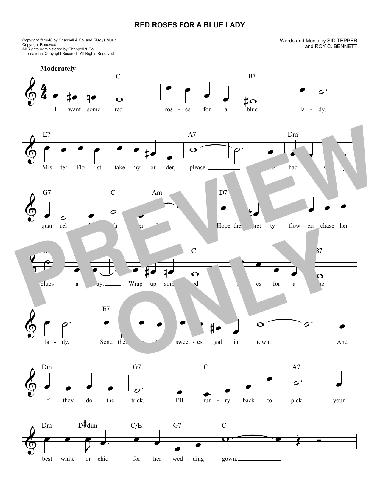 Produktgalerie: Seite 1 von 1 Red Roses For A Blue Lady, Eddy Arnold