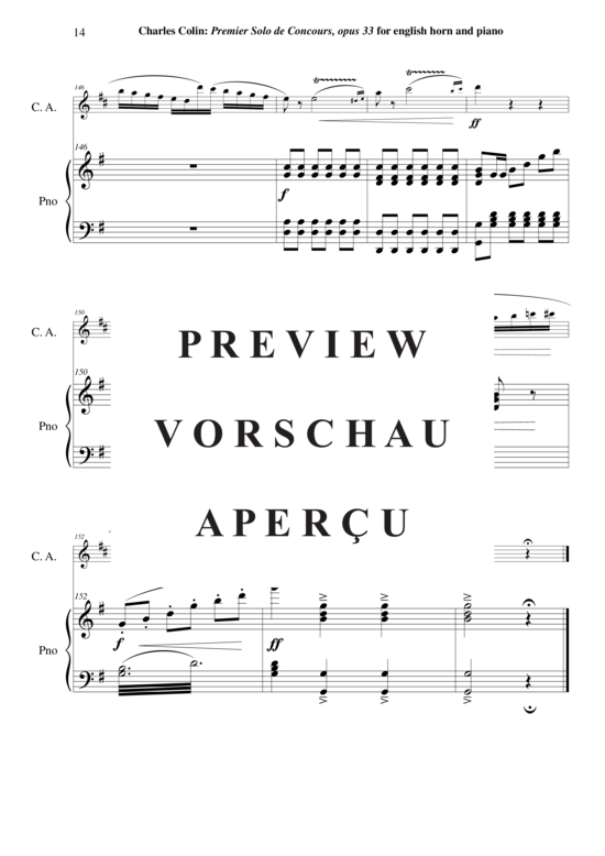 gallery: Solo de Concours no. 1 , , (Englischhorn + Klavier)