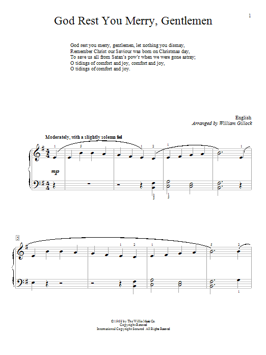 Produktbild zu: God Rest You Merry, Gentlemen