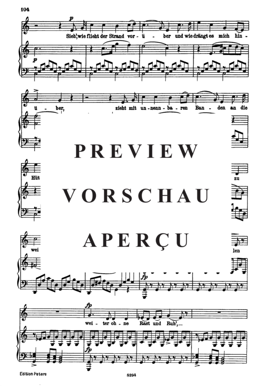 gallery: Auf dem Strom D.943 , , (Gesang hoch + Klavier)