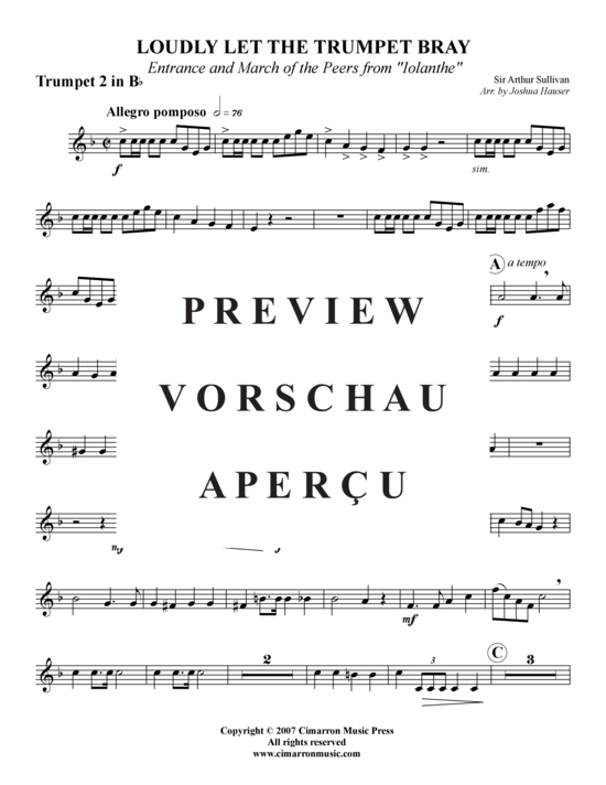 Produktgalerie: Seite 18 von 21 Loudly Let the Trumpet Bray , , (Blechbläserquintett)