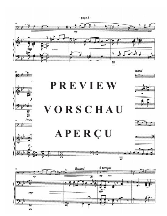 Product gallery: Page 6 of 9 Lullabye for Bear , , (trombone and piano)