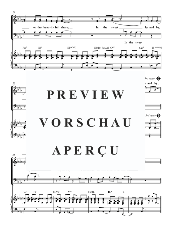 Produktgalerie: Seite 9 von 11 Sweet By And By, , Gemischter Chor SAB und Klavier