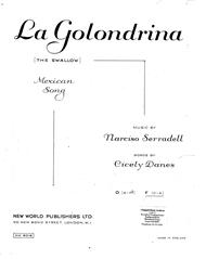 cover: La Golondrina (The Swallow), Narciso Serradell