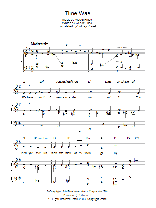 Product gallery: Page 1 of 1 Time Was (Duerme), The Four Freshmen