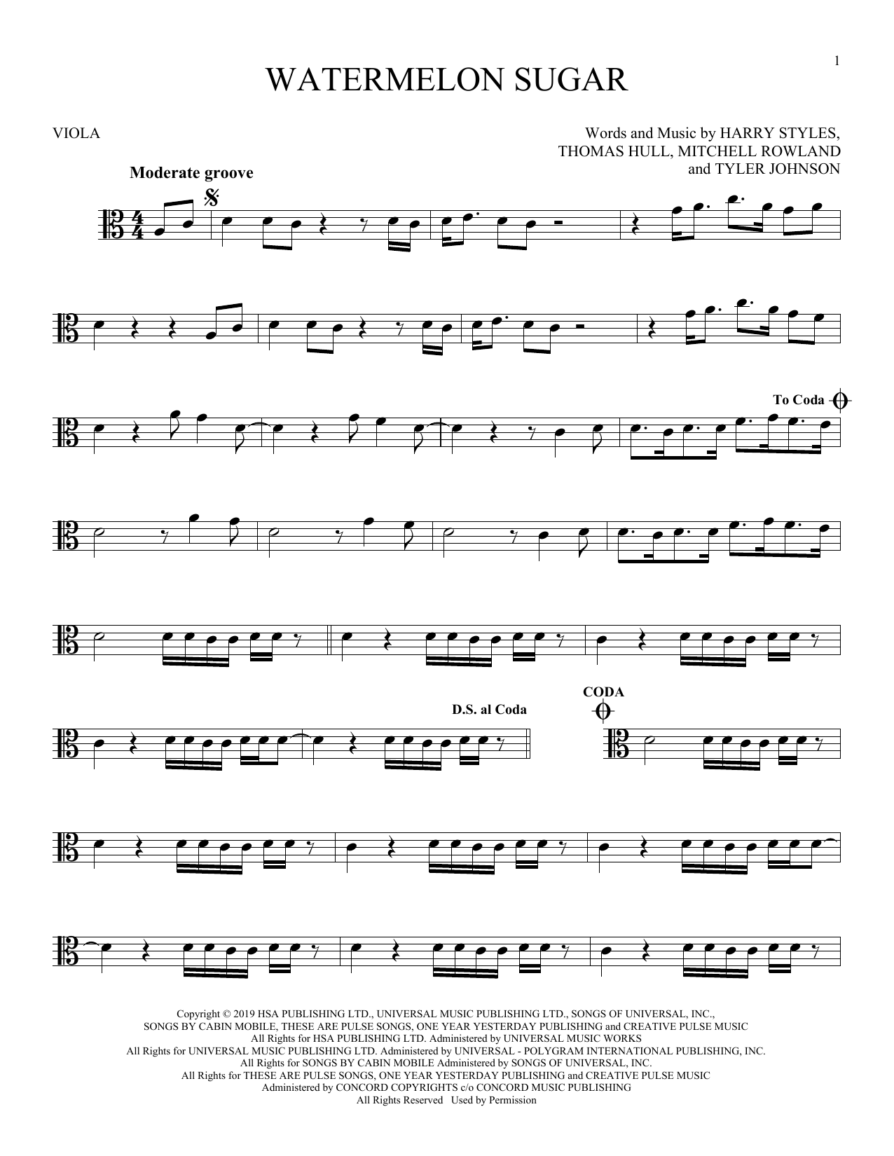 Product gallery: Page 1 of 1 Watermelon Sugar, Harry Styles