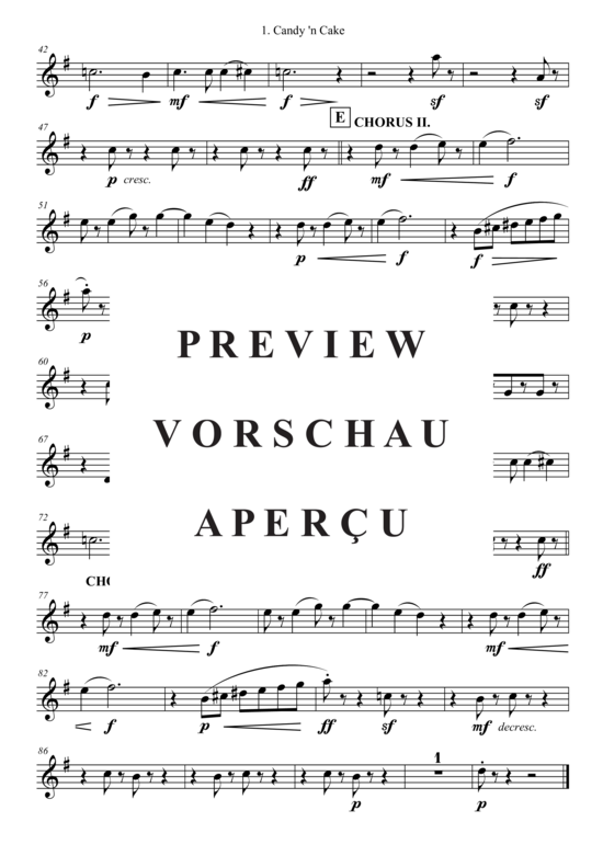 Produktgalerie: Seite 16 von 21 Candy ´n Cake , , (Combo Band + Alt Saxophon, Trompete)