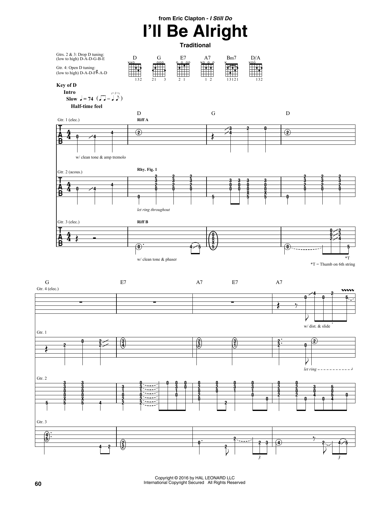 Product gallery: Page 1 of 1 I'll Be Alright, Eric Clapton
