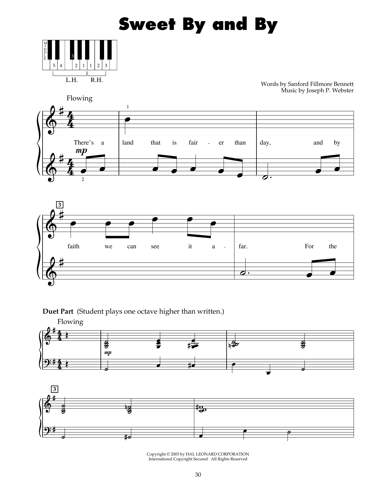Produktbild zu: Sweet By And By