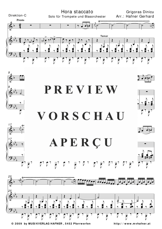 gallery: Hora staccato, , (trumpet solo and wind orchestra)