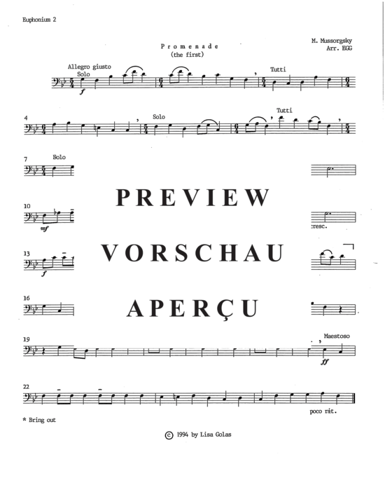 Product gallery: Page 8 of 11 Promenade , , (Tuba Quartett EETT)