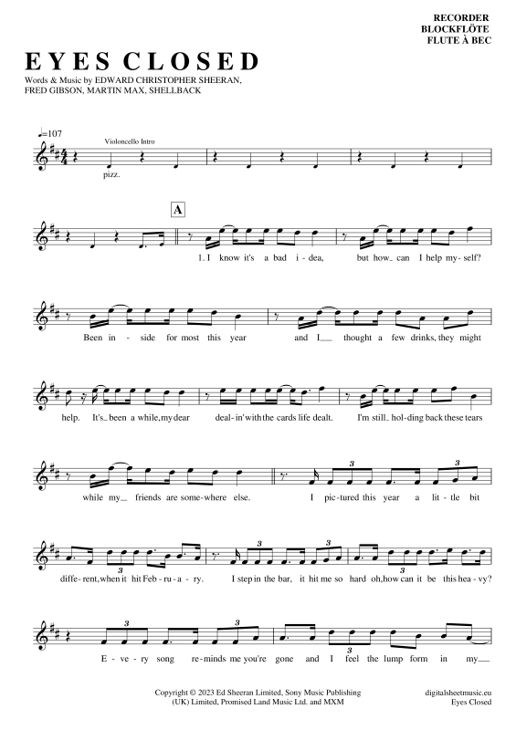 Produktbild zu: Eyes ClosedEd Sheeran