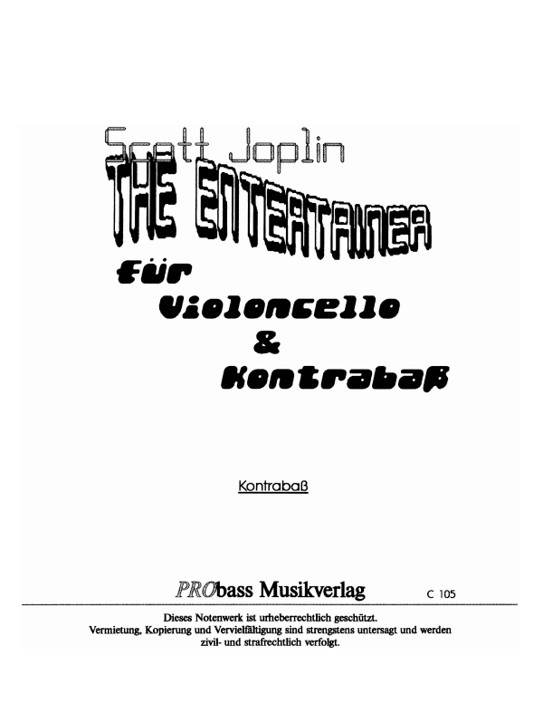 Produktbild zu: The EntertainerScott Joplin
