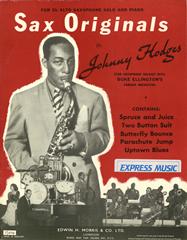 cover: Two-Button Suit (from 'Sax Originals'), Johnny Hodges, Klavier, Saxophon