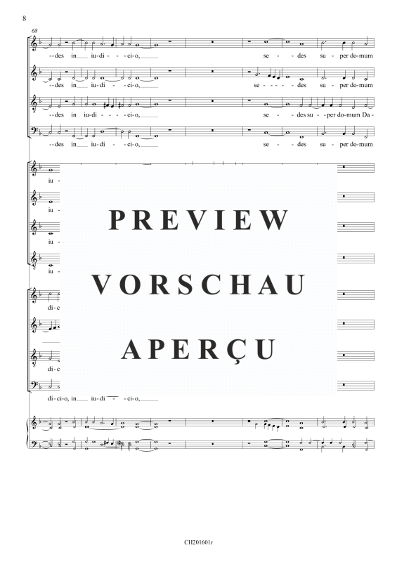 gallery: Laetatus sum (Psalm 121), , Gemischter Chor 12-stimmig und BC