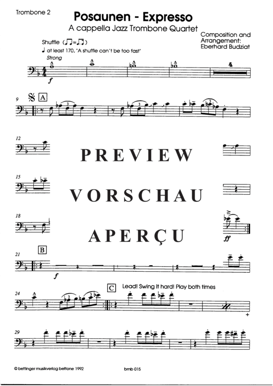 Product gallery: Page 11 of 16 Posaunen-Expresso , , (4x trombones)