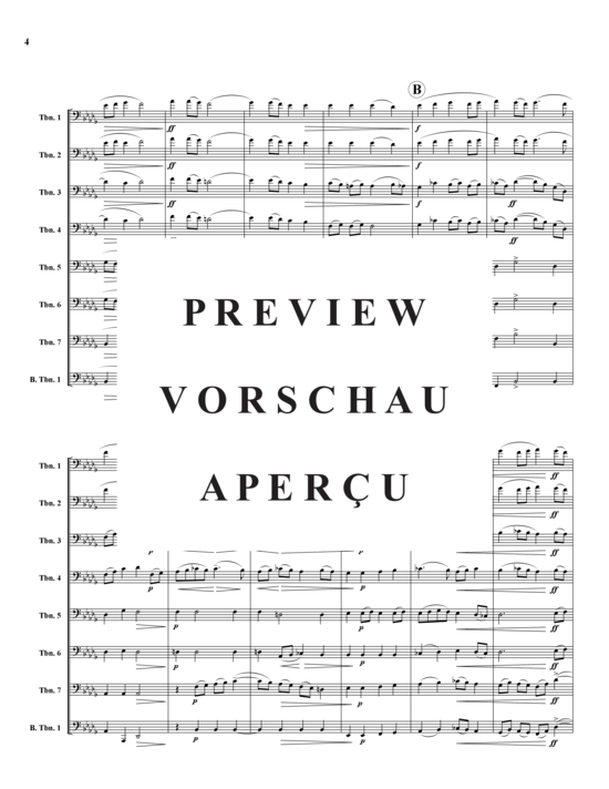 Product gallery: Page 5 of 21 Zwei Selektionen aus "All Night Vigil" , , (Trombone ensemble)