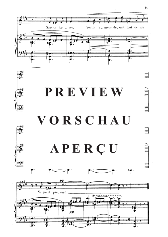 Product gallery: Page 5 of 5 Au bord de l'eau Op.8 No.1, , High Voice and Piano