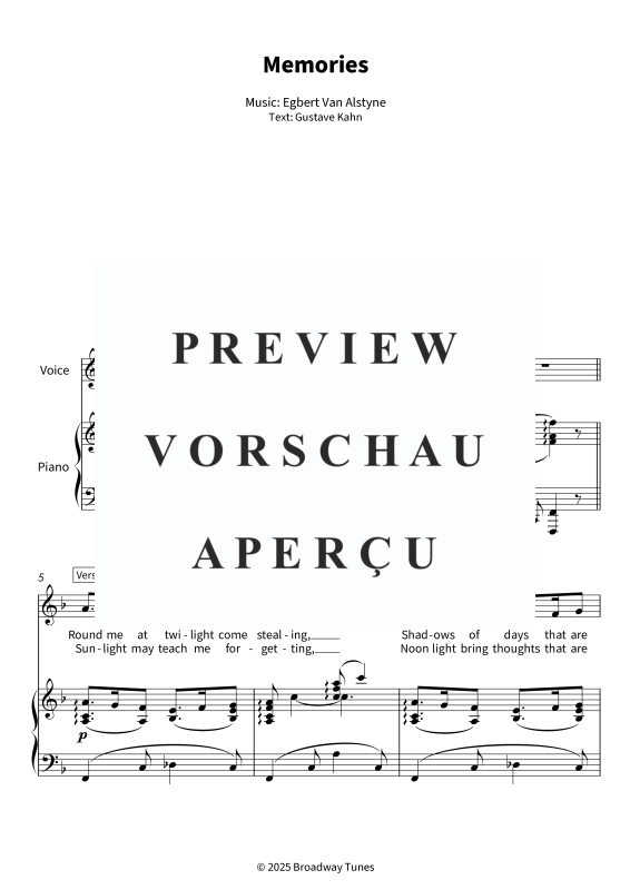 gallery: Memories, , (Gesang und Klavier)