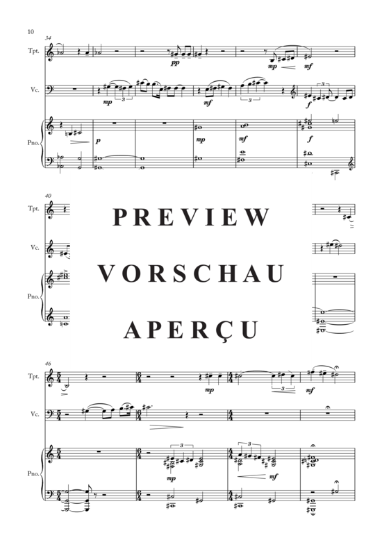 Produktgalerie: Seite 13 von 21 Lyric Trio , , (Trompete, Violoncello + Klavier)
