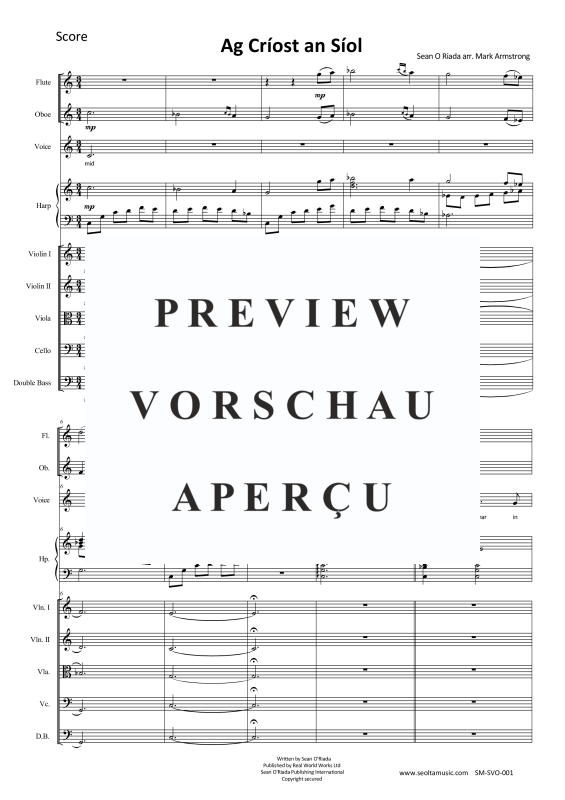 Product gallery: Page 4 of 11 Ag Criost an Siol, , Solo Voice and Small Orchestra