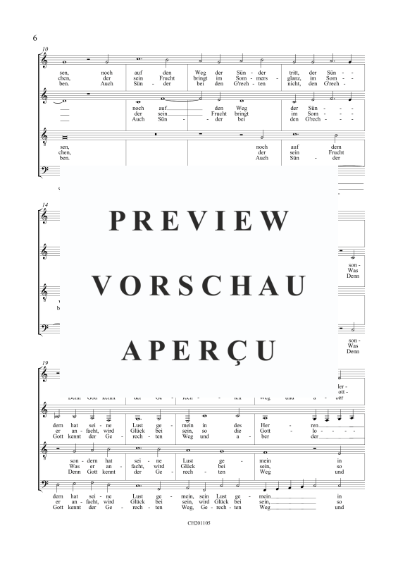Produktgalerie: Seite 9 von 11 Der gantz Psalter Davids, Bd. 1, Psalm 1 - 30, , (Gemischter Chor)