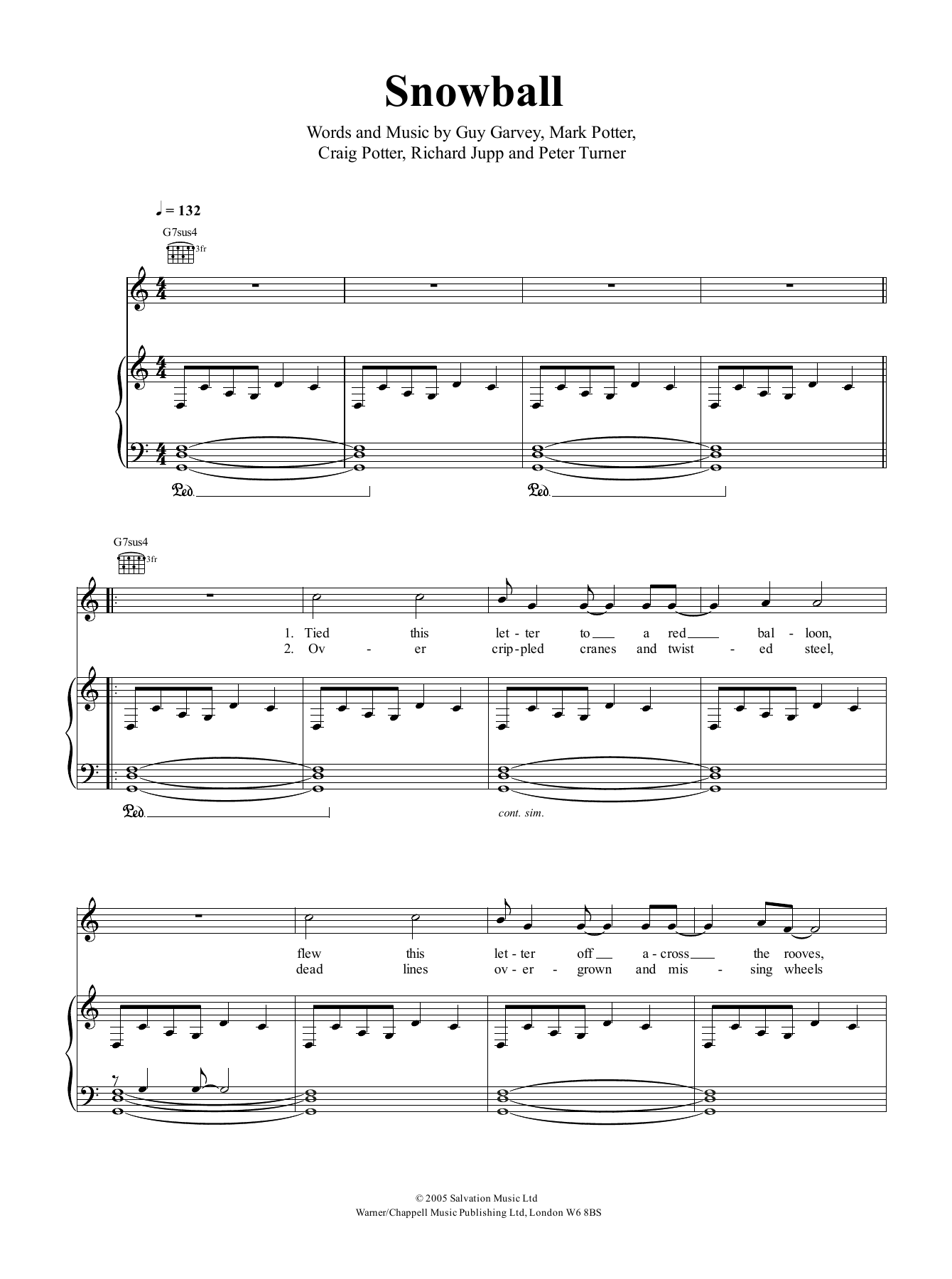 Produktgalerie: Seite 1 von 1 Snowball, Elbow, Gesang, Gitarre, Klavier