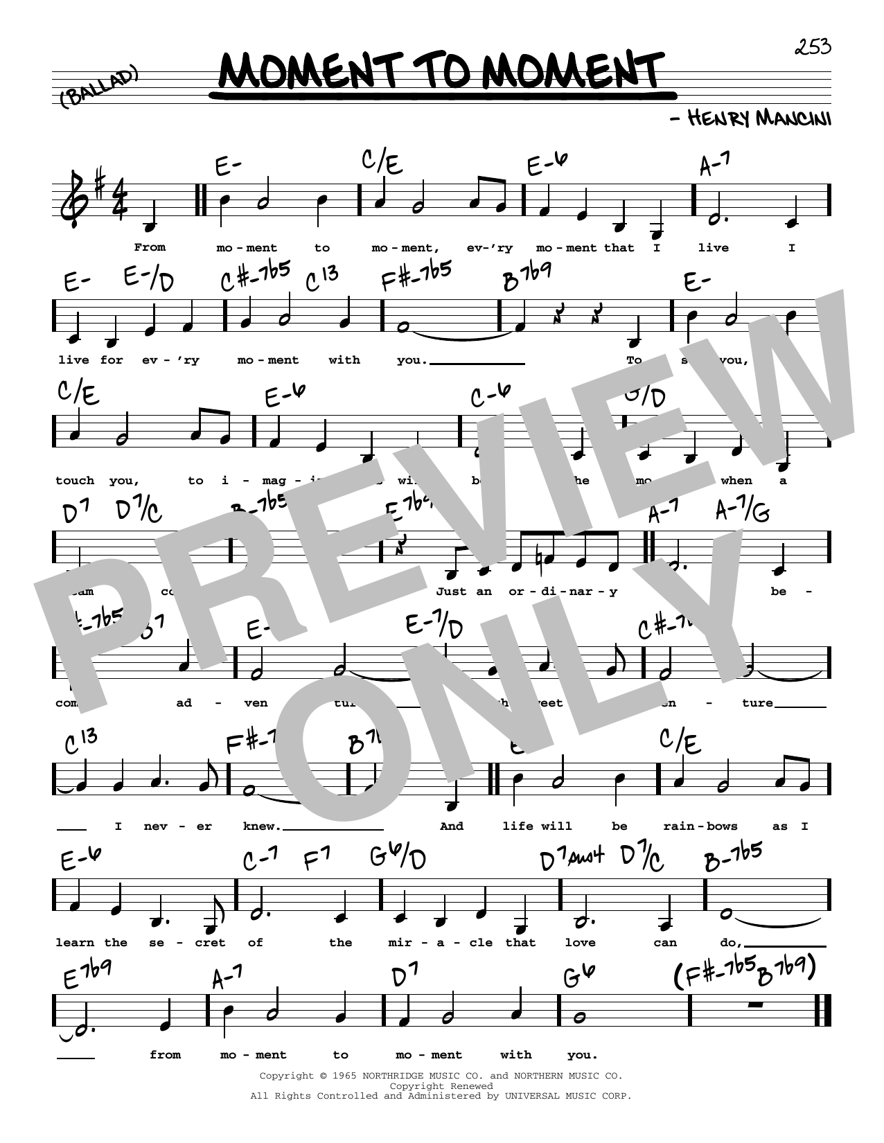 Produktbild zu: Moment To Moment (Low Voice)