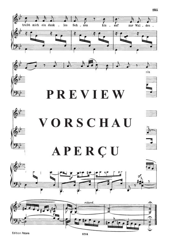 Product gallery: Page 3 of 3 Hör' ich das Liedchen klingen, Op.48 No.10, , Medium Voice and Piano