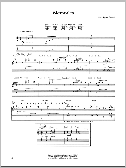 Produktgalerie: Seite 1 von 1 Memories, Joe Satriani, Gitarre