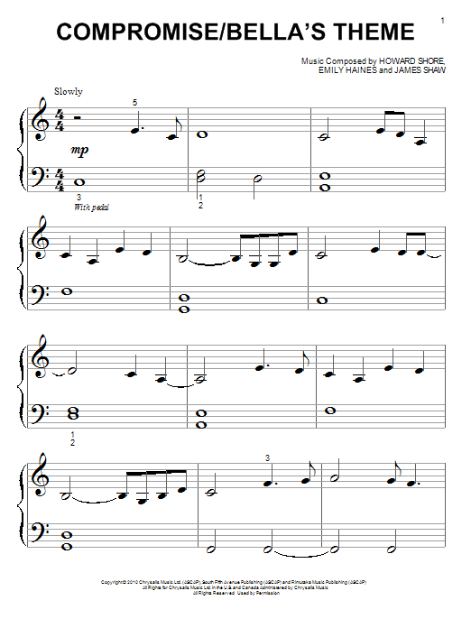 Produktbild zu: Compromise/Bella's Theme