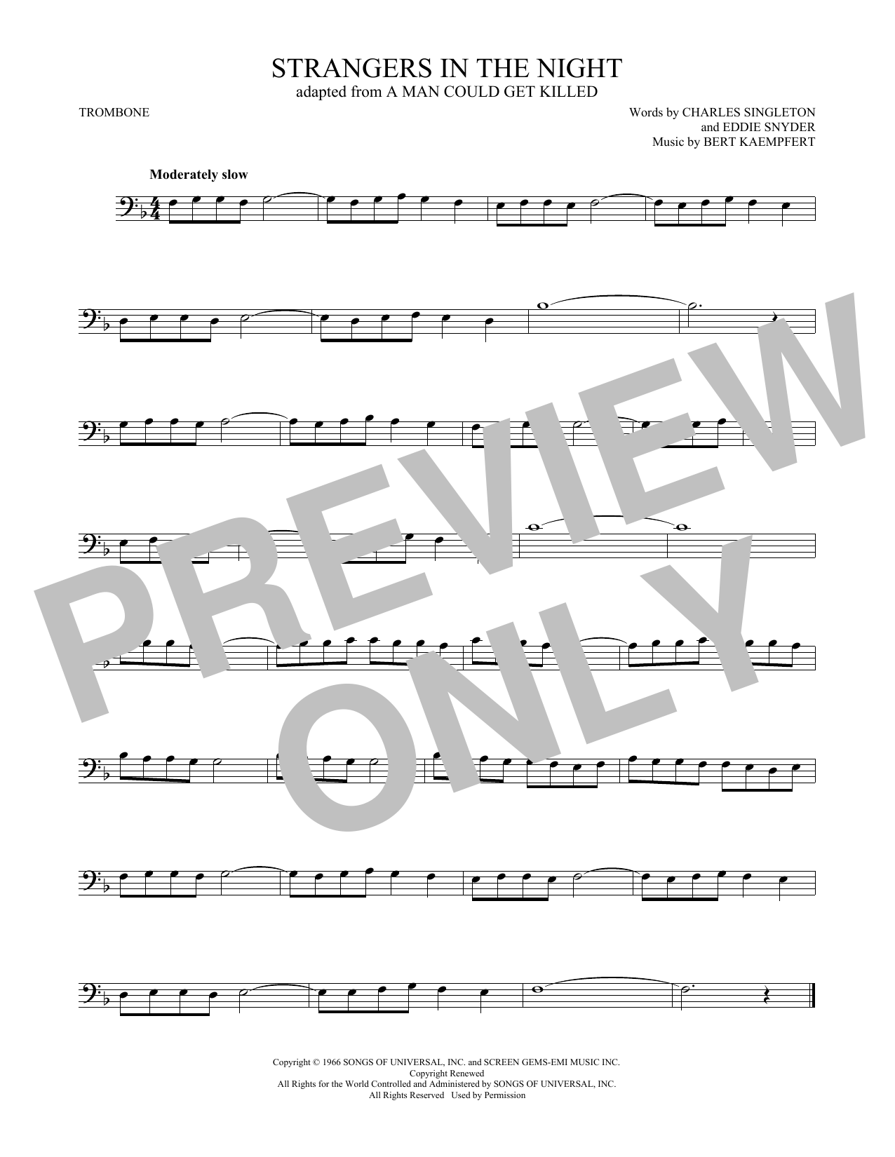 Product gallery: Page 1 of 1 Strangers In The Night, Frank Sinatra