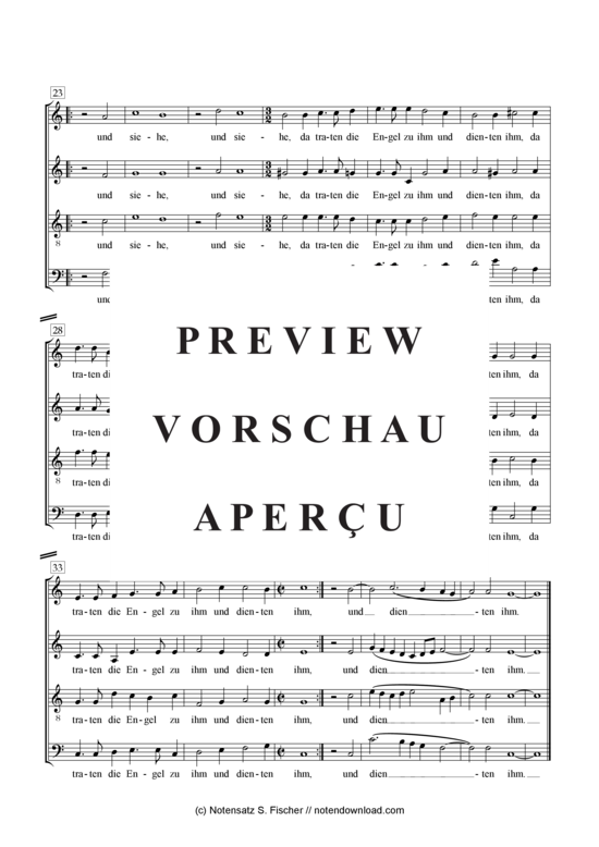 Product gallery: Page 4 of 4 Heb dich weg von mir, Satan , , (mixed choir)