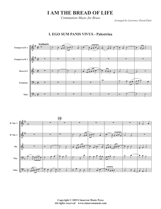 Produktbild zu: I Am the Bread of Life Emmerich Kalman