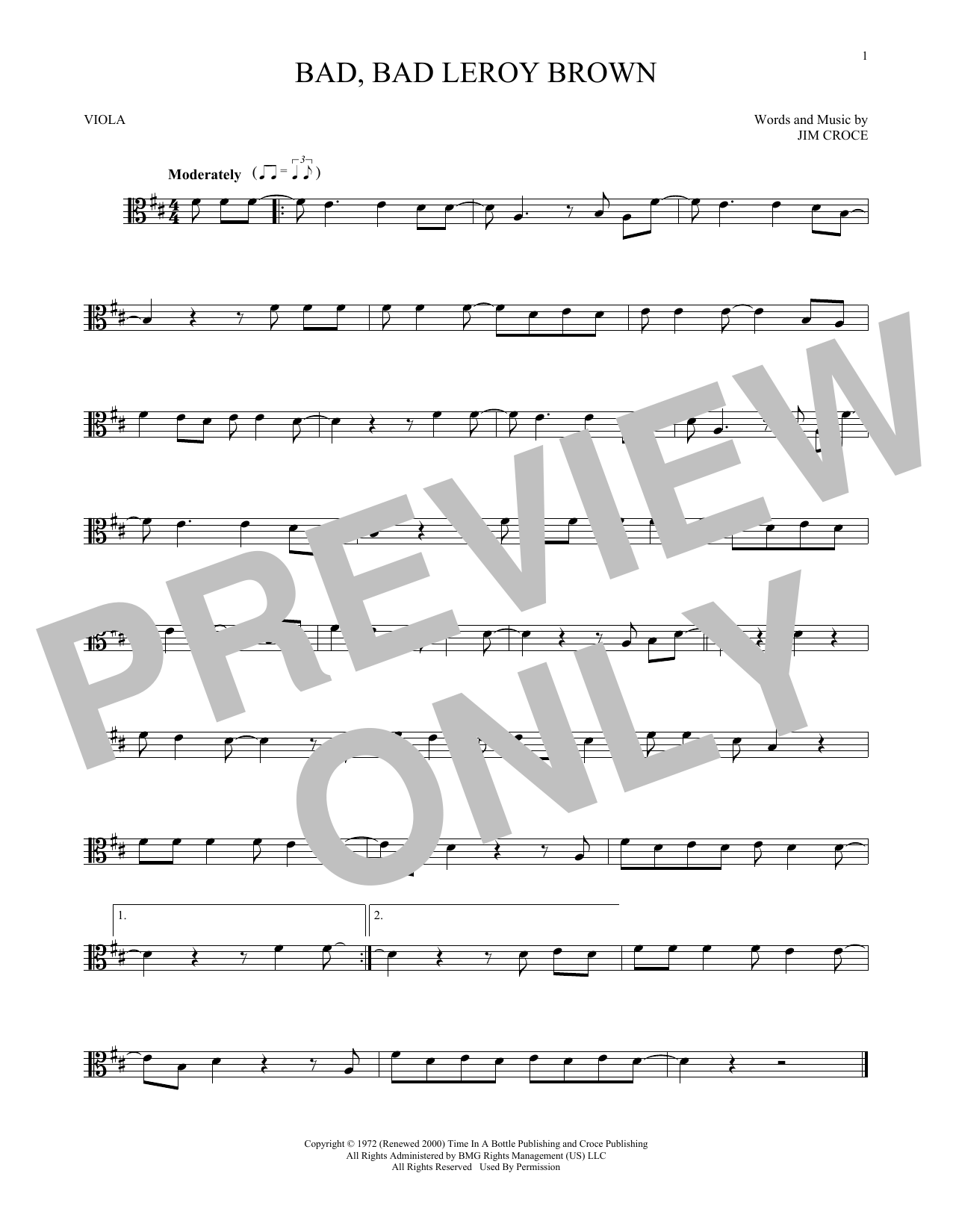 Product gallery: Page 1 of 1 Bad, Bad Leroy Brown, Jim Croce