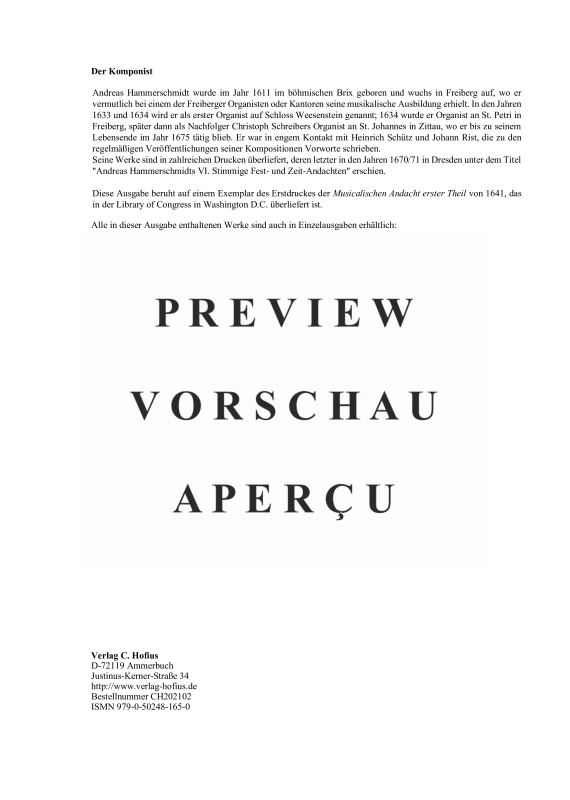 Produktgalerie: Seite 5 von 11 Musikalische Andachten I.Teil: Geistliche Konzerte, , (1 - 4 Stimmen mit B.C.)