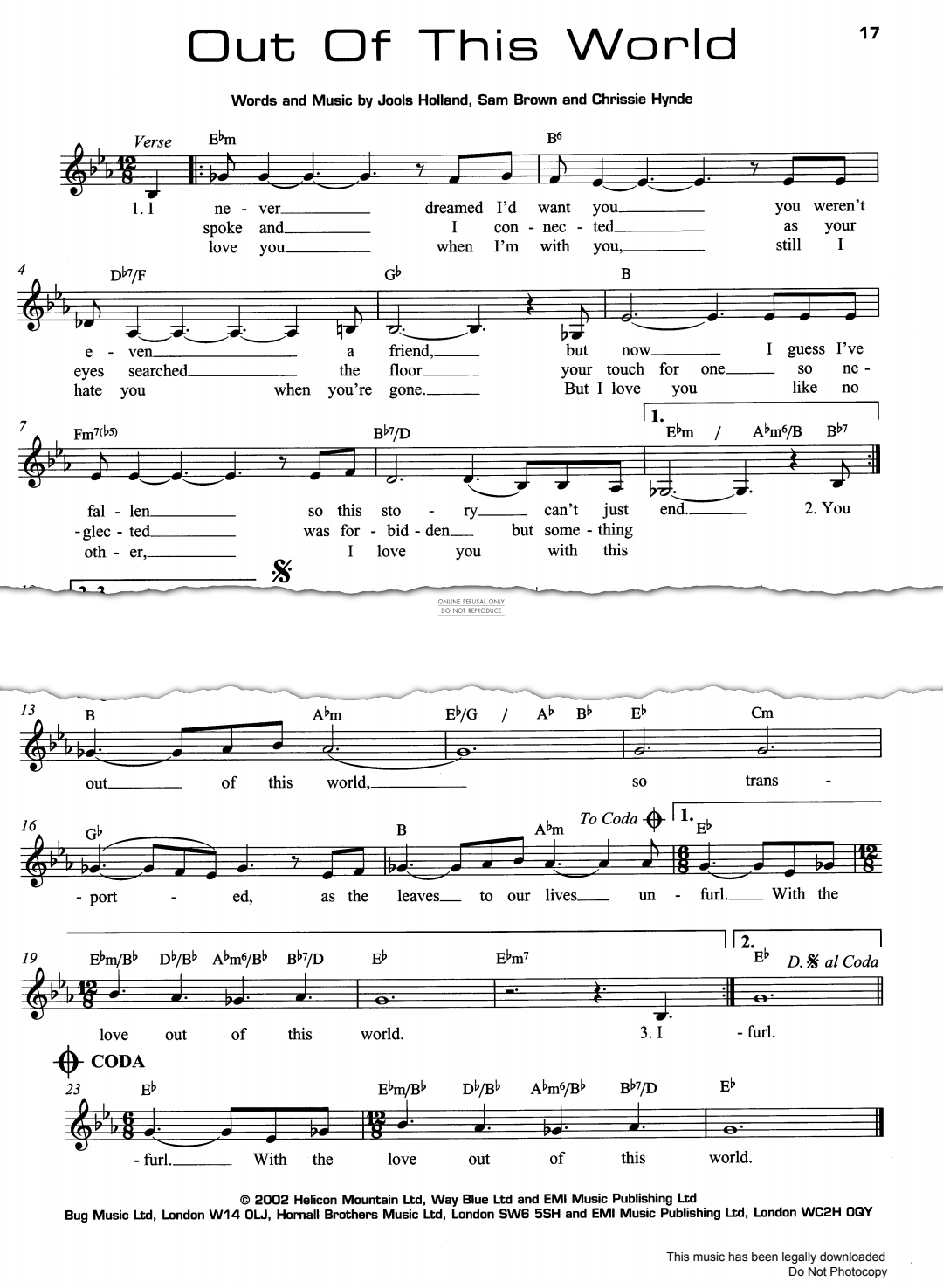 EUROPE OUT OF THIS WORLD バンドスコア　ギター楽譜 Europe - Out of This World (Full Score) PDF | PDF