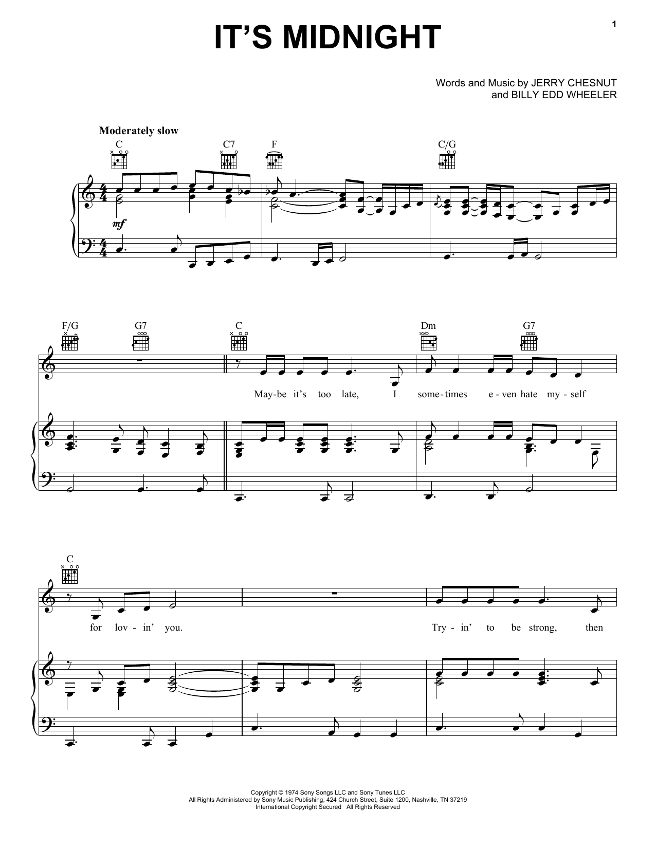 Produktgalerie: Seite 1 von 1 It's Midnight, Elvis Presley, Gesang, Gitarre, Klavier
