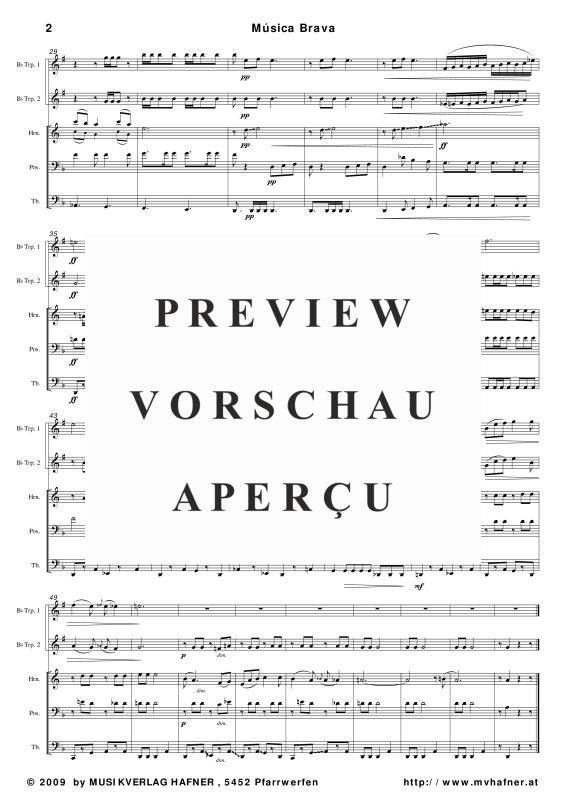 Produktgalerie: Seite 7 von 11 Música Brava, , (Blechbläser Quintett)