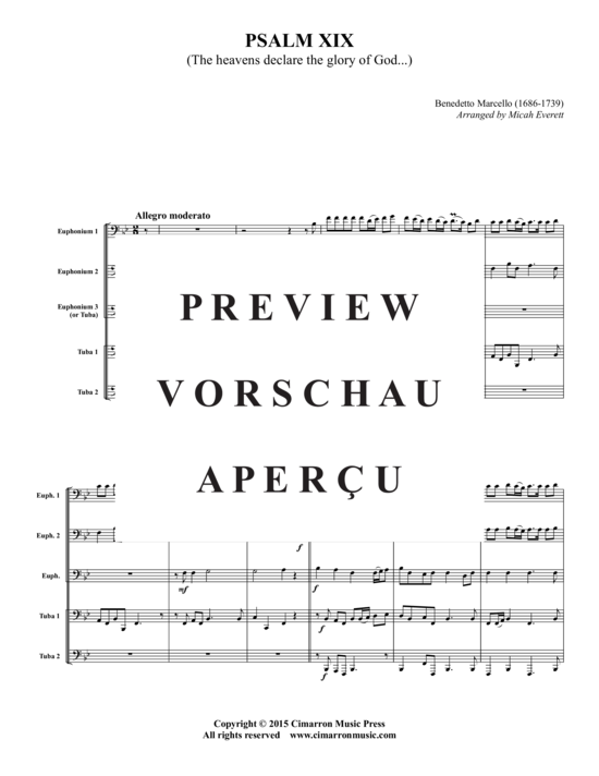 Product gallery: Page 2 of 12 Psalm XIX , , (3x Baritone, 3x Tuba)