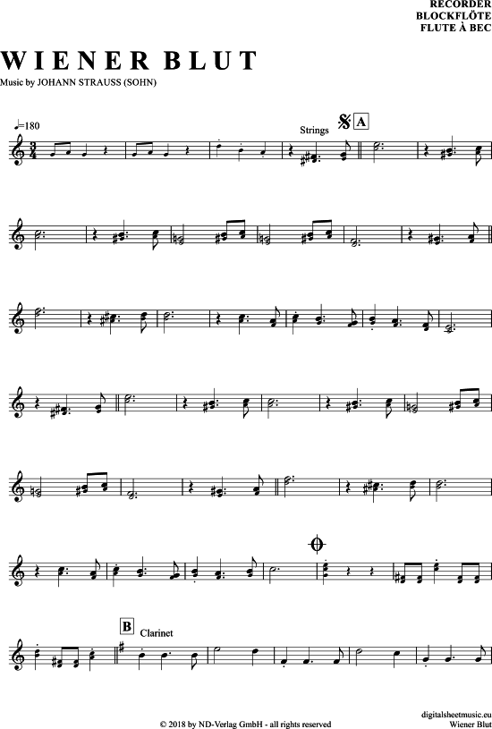 Product gallery: Page 1 of 4 Wiener Blut , , (recorder)