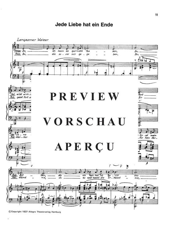 Product gallery: Page 4 of 4 Jede Liebe Hat Ein Ende , , Piano and Voice