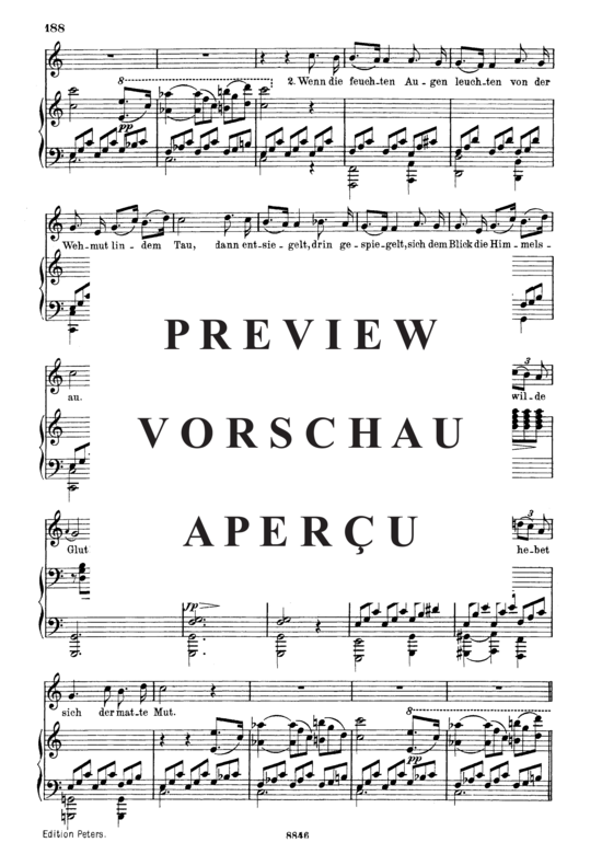 Product gallery: Page 3 of 4 Lob der Tränen D.711, , Medium Voice and Piano