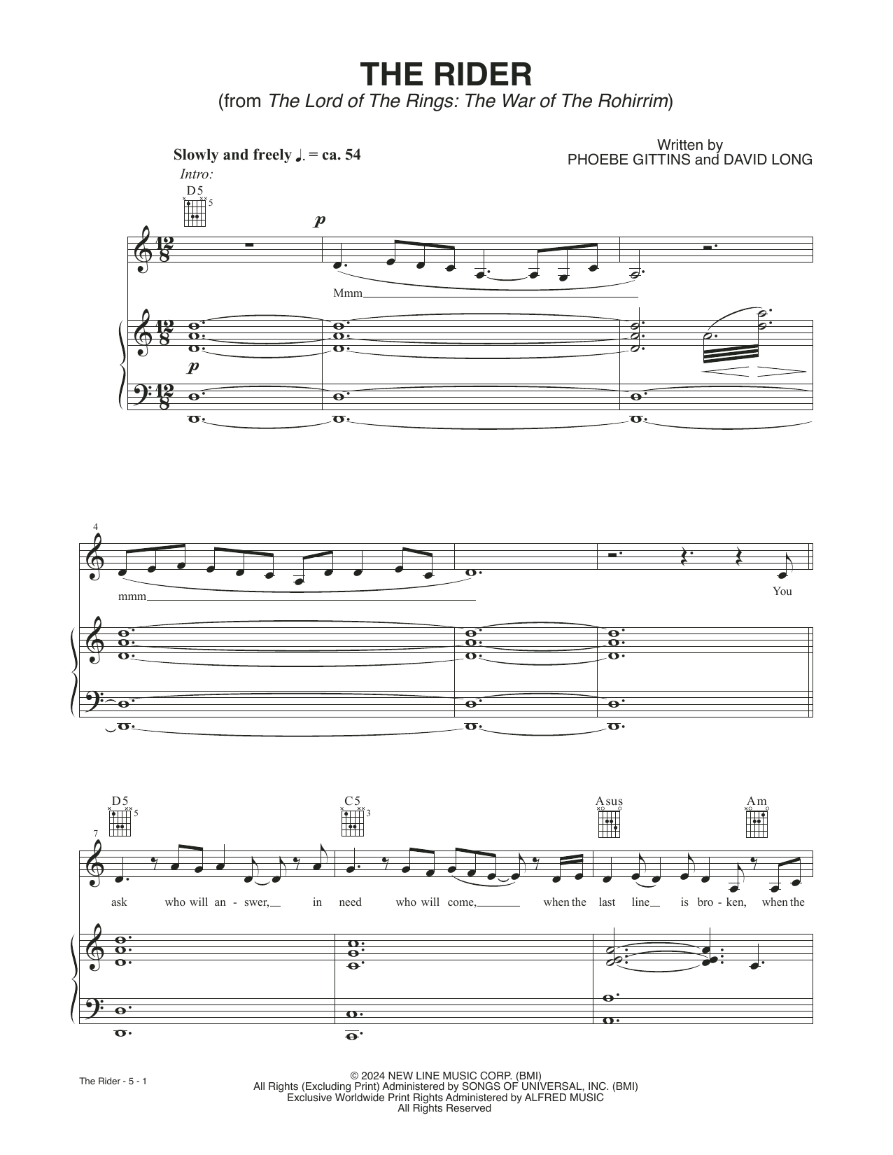 Produktbild zu: The Rider (from The Lord Of The Rings: The War Of The Rohirrim)